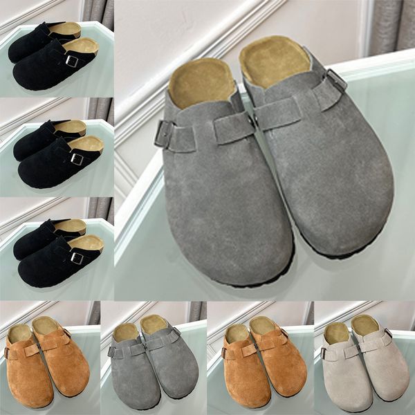 

casual shoes classics mens womens baotou sandals slippers soft sole signature letter sandals casual sandal slippers couples trending slipper, Black