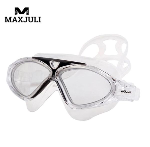 

maxjuli swimming goggles swim glasses water sportswear anti fog uv protected waterproof adjustable nose j8170a 2202236843691