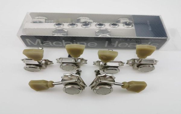 

1 set 3r3l nickel locking string vintage deluxe electric guitar machine heads tuners guitar tuning pegs9515411