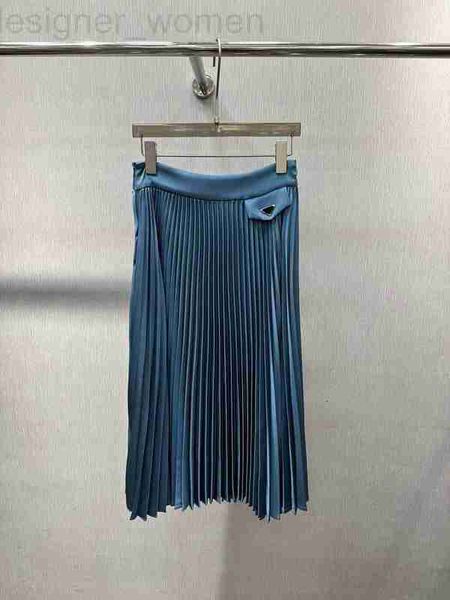 

skirts designer 2023 new luxury brand summer fashion women high waist solid a-line long skirt dgyn, Black