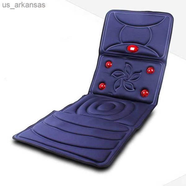 

infrared heating multifunctional massage mattress neck waist full-body back vibration cushion gifts for the elderly l230523