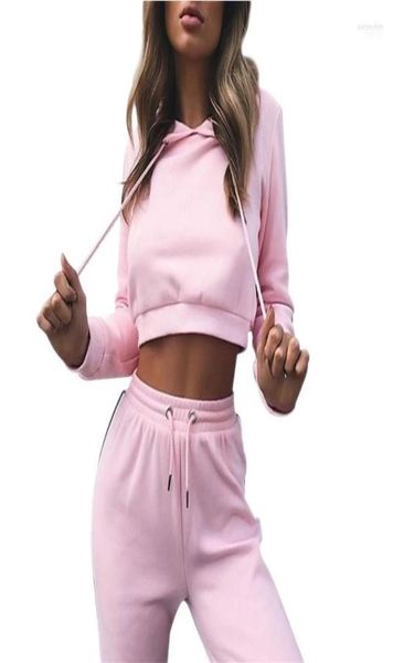 

women yoga sport suit autumn shirt set 2 piece female longsleeved pants outdoor quick drying hooded sportswear running clothes4590745, Black;blue