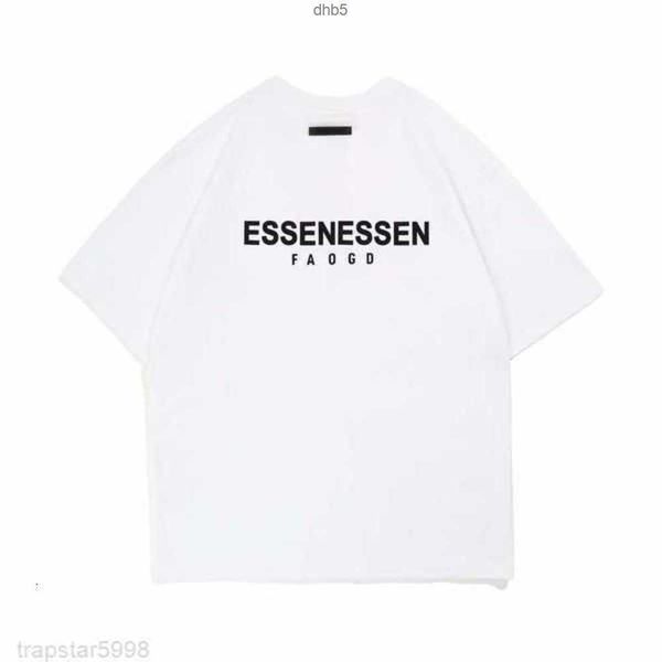

designer mens t shirts women tshirt essentail essent shorts t-shirt men casual printed sports tshirts essentiel street loose short sleev ess, White;black