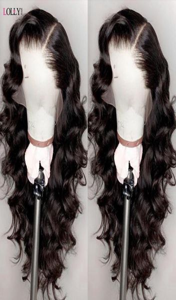 

loose wave wig lace front human hair brazilianremy lace frontal wig preplucked closure pig for women1486666, Black