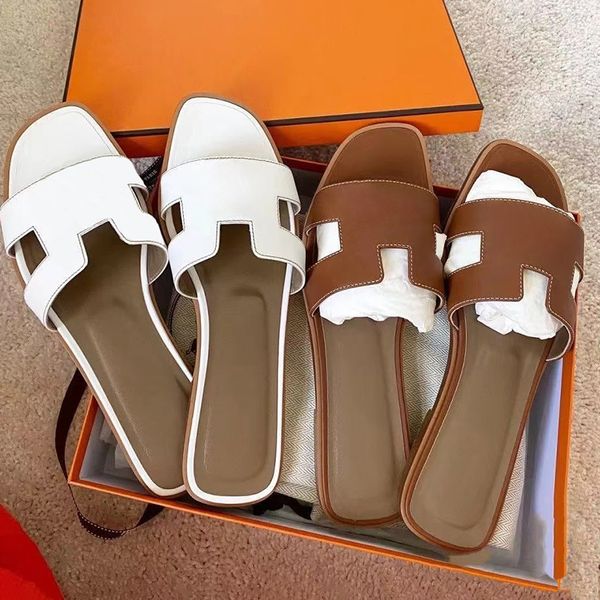 

luxury women flat sandals multi color classic patterns leisure indoor set of accessories slides designer resorts brand slippers f7wr, Black