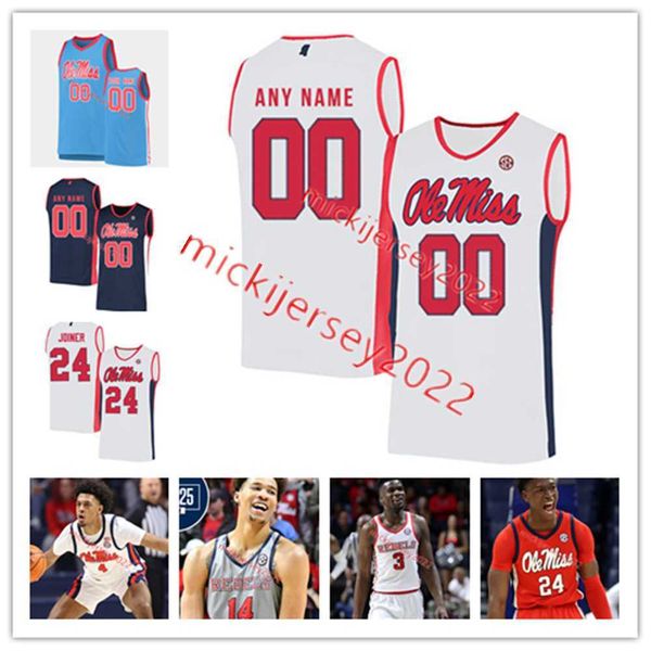 

daeshun ruffin jaemyn brakefield ole miss basketball jersey josh mballa jayveous mckinnis amaree abram tj caldwell myles burns stitched ole, Black;red