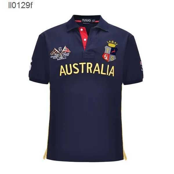 

new summer short sleeve polos shirt t-shirt left chest large horse embroidery pure cotton loose men's s-5xl 19hp, White;black