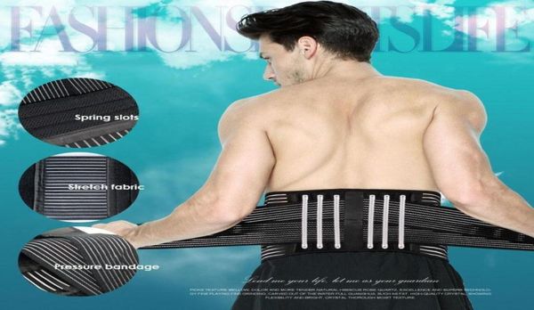 

sport waist belt neoprene adjustable supporter protector support3834316, Black;gray