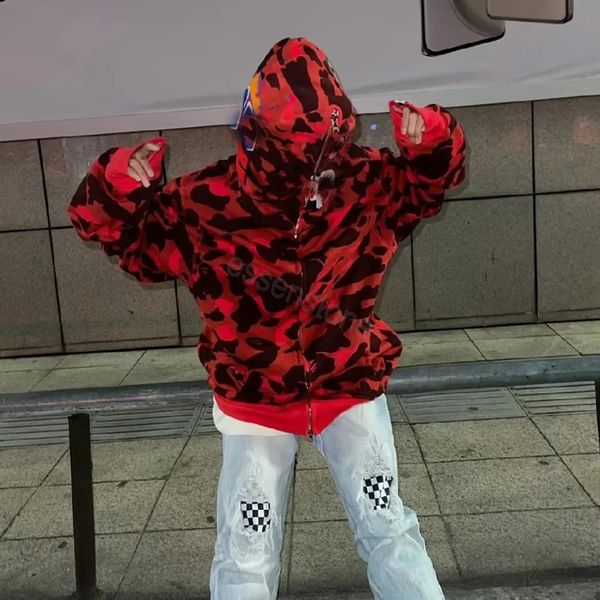 

men hoodie man hoodies women mens designer clothes camouflage kangaroo terry pullover sweatshirts classic fashion loose lovers luxury hoodie, Black