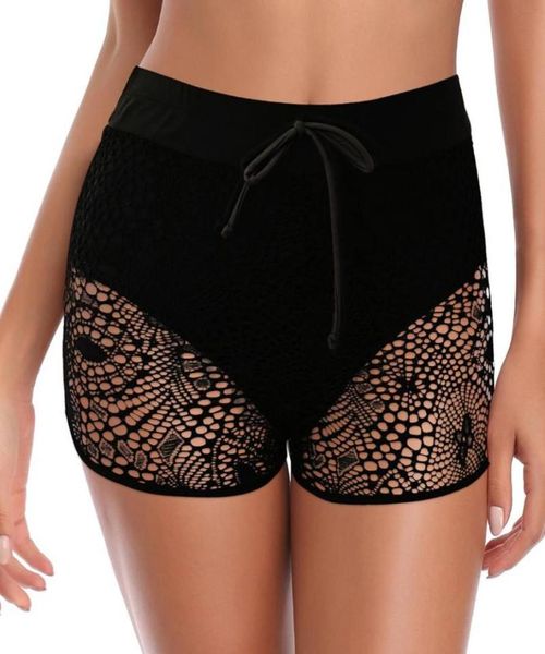 

men039s swimwear 2021 style swimming trunks european and american lace flat angle beach high waist shorts2713039