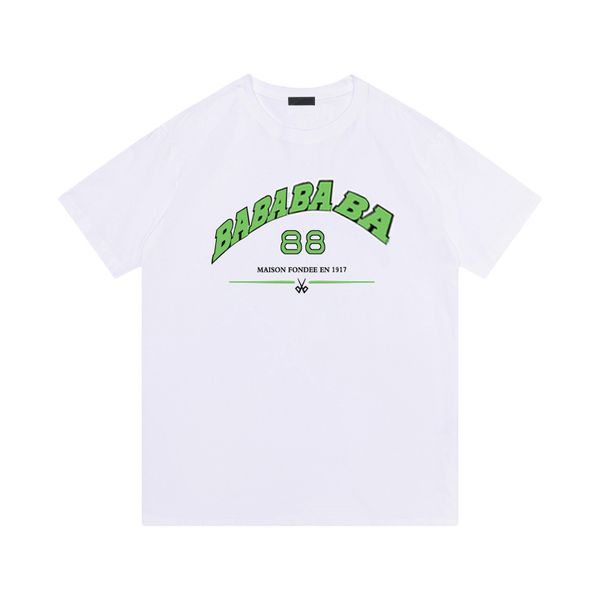 

2023ss designer tshirts fashion mens womens designer tshirts hiphopboy tees loose street babababa shirt cotton short sleeve hiphop shirt s-x, White;black