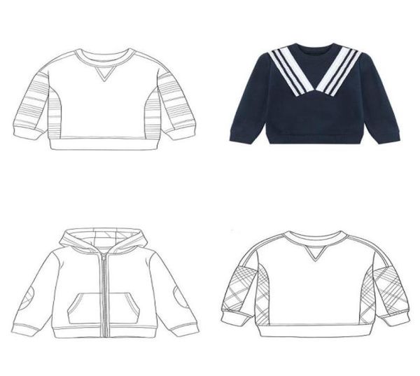 

kids new cotton plaid patchwork sweater design b pullover coat jacket 9 colors boys girls long sleeve christmas sweaters children 6925719, Blue