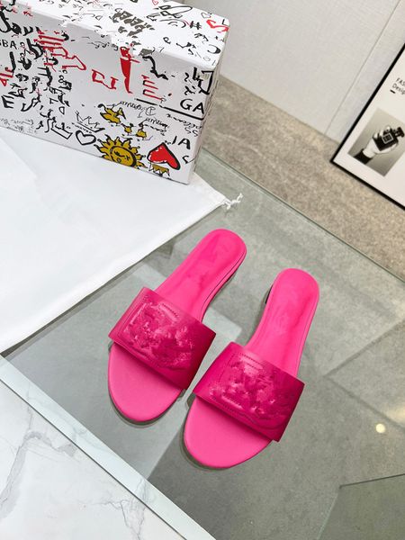 

beach slippers classic flat heel summer lazy designer fashion cartoon big head flops leather lady slides women shoes 0516, Black