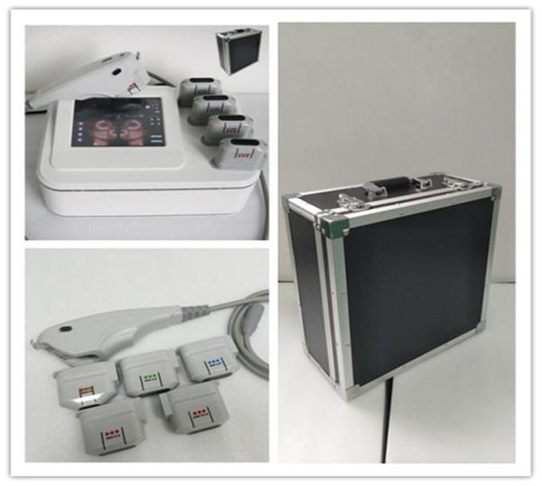 

2018 mini hifu 5 hifu tips treat for face and body high intensity foucsed ultrasound face lifting wrinkle removal hifu machine7185140