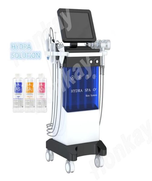

2021 new technology facial cleaning oxygen jet diamond microdermabrasion hydro water dermabrasion beauty machine9696645, Black;white