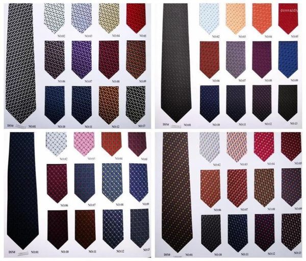 

bow ties 100pcs polyester mens fashion novelty geometric necktie rose black yellow pink blue green wine aqua red grey navy purpl8330721, Black;gray