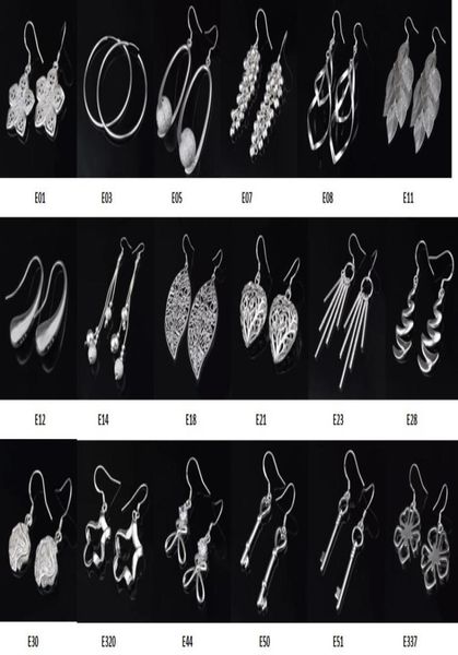 

fashion jewelry manufacturer mixed 50 pcs a lot earrings 925 sterling silver jewelry factory fashion shine earrings 12716266890