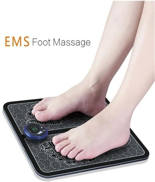 

foot massager ems electric foot stimulation massager pad folding portable mats fully automatic circulation massage body machine fo7554668