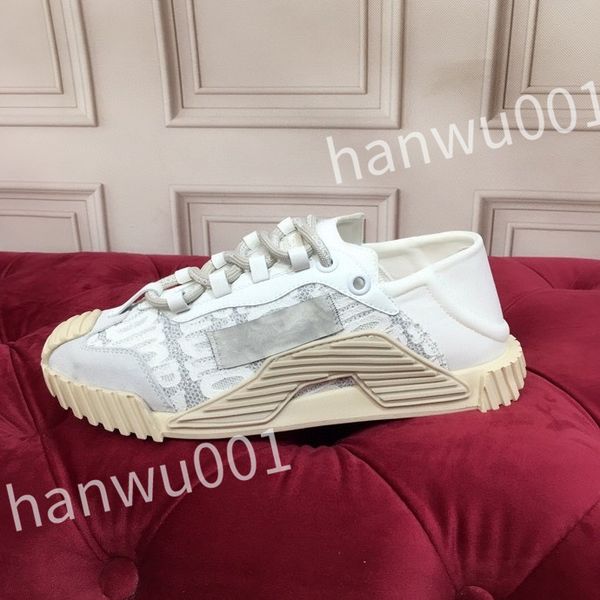 

2023 new designer casual shoes men's vintage trainers striped sneakers women fashion shoes lace-up platform sneaker, Black