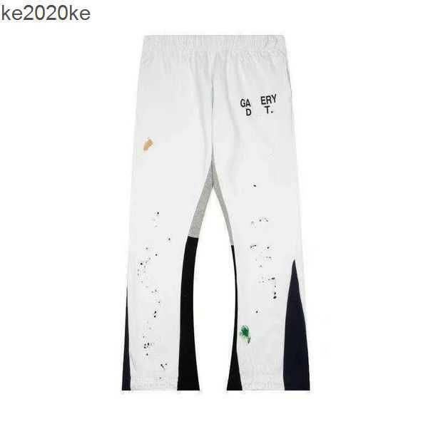 

mens graffiti pants galleryse depts womens sweatpants galleryes dept speckled letter print mans couple loose versatile casual straight 7jut, Black