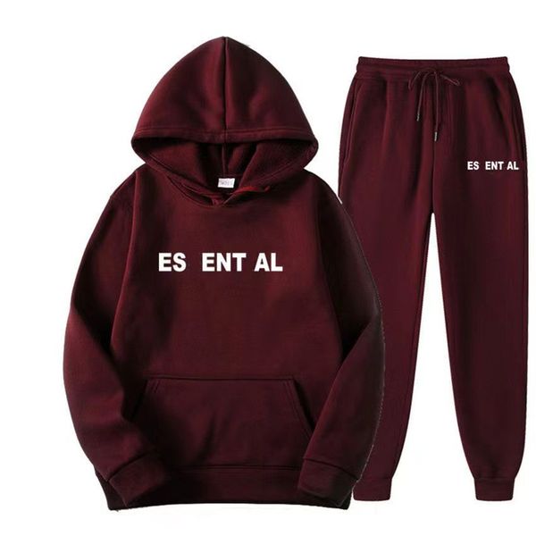

23s mens tracksuits designer set mens pure cotton sweatshirt light luxury high-end pure cotton breathable seasonal new couple's same cl, Gray