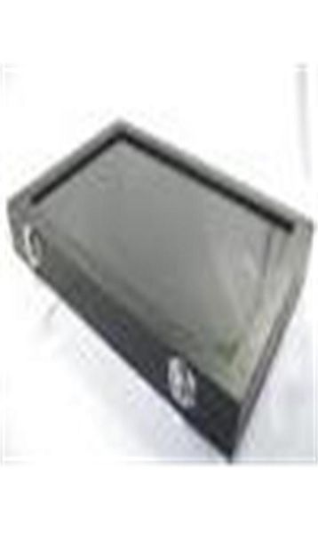 

glass lid black velvet 12 compartments jewellery display case box3818837