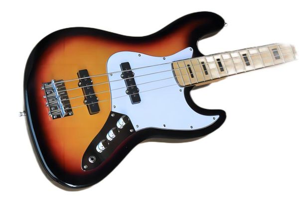 

sunburst jazz 4 string bass guitar 6 15