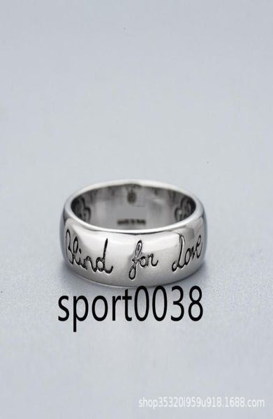 

ring two g santique thai sier blind for love silver jewelry07071231