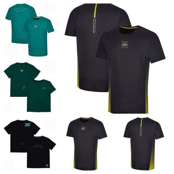 

2023 new f1 racing suit men's short-sleeved t-shirt fashion plus-size team clothes high-quality fans clothing.