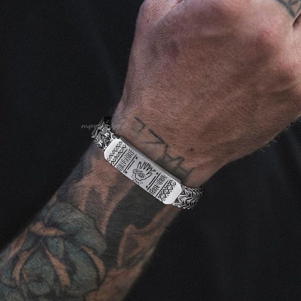 

bangle double franco chain bracelet 12mm men's bracelet men's chain bracelet men's stainless jewelry engraving, Black