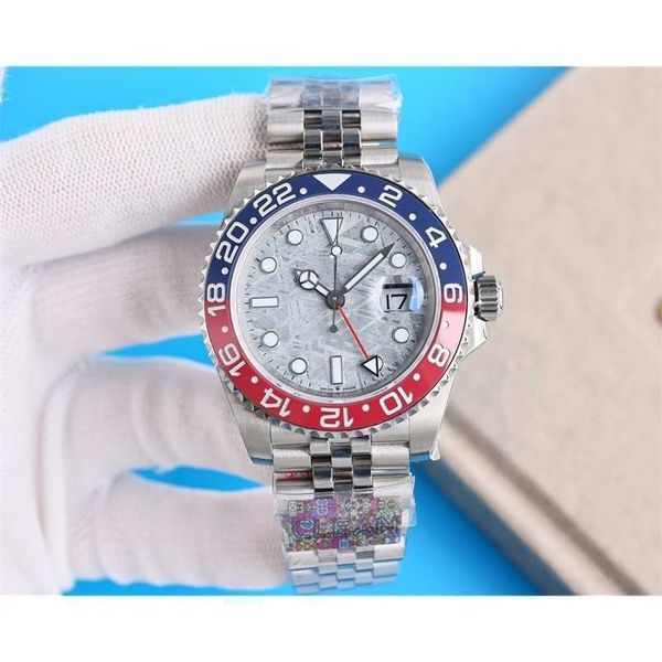 

roles watches fashion men luxury wristwatches stainless steel strap cerachrom bezel 40mm automatic rose gold designer wristwatch movement ta, Slivery;black