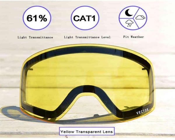 

vector ski snowboard goggles skiing eyewear women men snow protection glasses adultmagnetic sunglasses for men motocross goggles 27472289