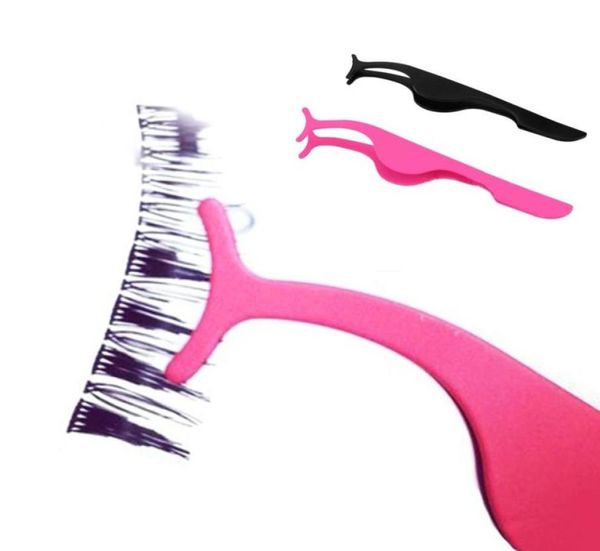 

new false eyelashes makeup tool stainless steel false eyelash fake eye lash applicator clip makeup tweezers1463418