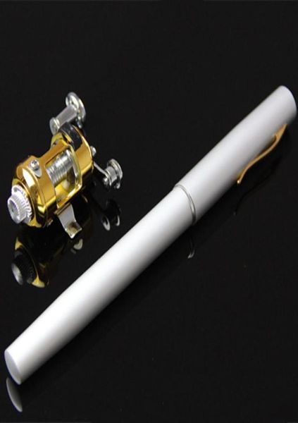 

portable pen shape for pocket telescopic mini fishing pole fishing tackle sea rod fishing rod with reel wheel3833238