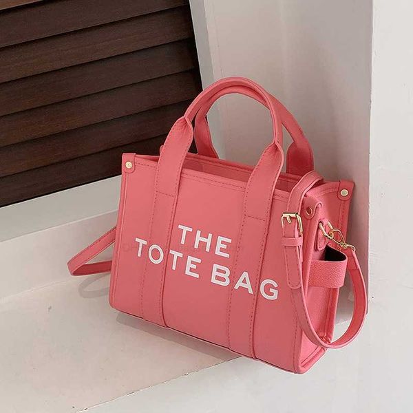 

the tote marc large capacity women's new style texture fashion versatile ins small letters oneshoulder tote bag jacobsmy57jocobs