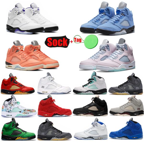 

basketball shoes jumpman racer blue unc 5 5s mens fire red green bean easter sail white oreo raging bull jade what the black metallic sports