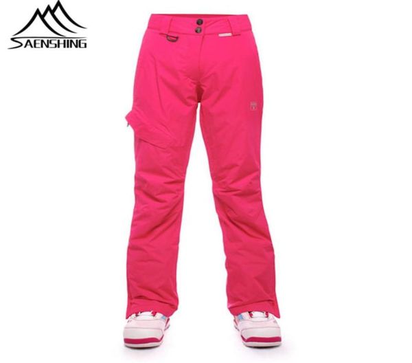 

skiing pants saenshing ski women waterproof snowboard winter outdoor thicken warm mountain pant female snow trousers2970745