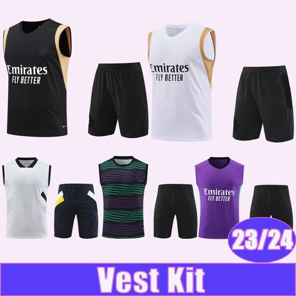 

2023 2024 hazard benzema training wear sleeveless kit soccer jerseys modric asensio kroos marcelo bale isco footall shirt vest uniforms, Black;yellow
