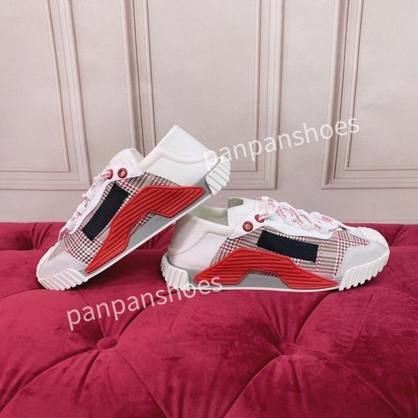 

2023 new luxurys designer woman shoe leather lace up men fashion platform sneakers white black mens womens casual shoes