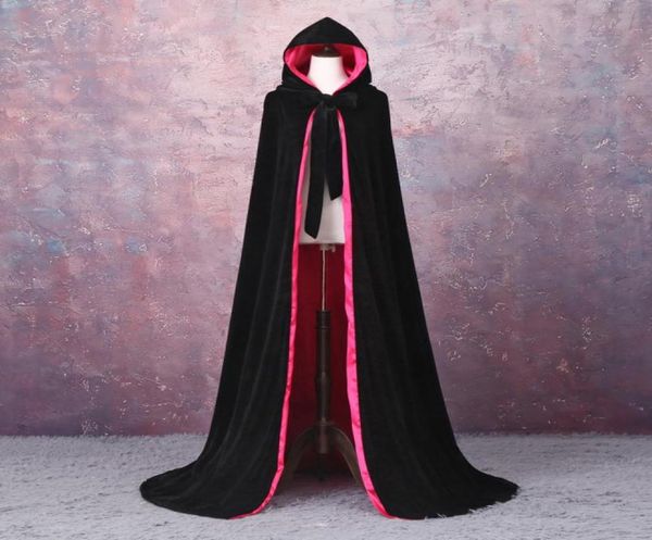 

cloak hooded velvet satin velvet hooded cloak cape medieval renaissance costume larp halloween fancy dress velvet cosplay cl6610846, White