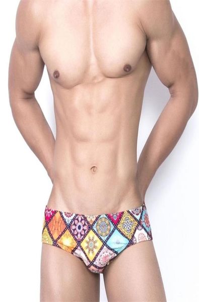 

mens swimsuit printed briefs swimwear male swimming bikini shorts men surf board beach surfing swim trunks 2206305462015