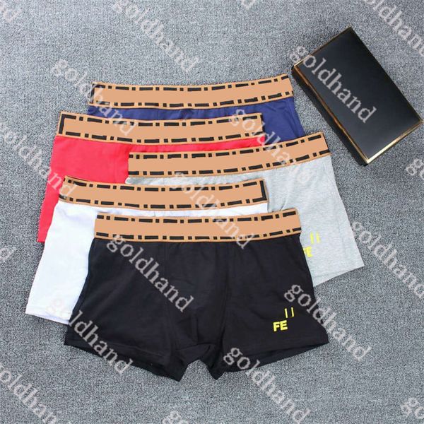 

breathable mens underpants designers classic male underpants luxury f printed boxers fashion solid color shorts, Black;white