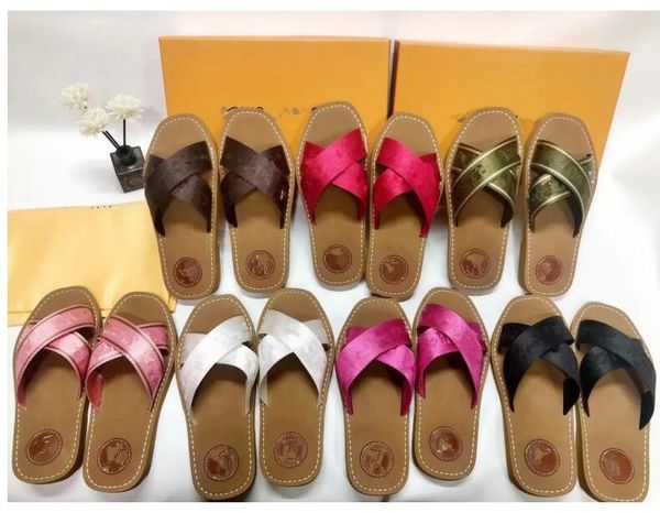 

women fur slippers sandals sliders designer casual slipper luxury mules clogs fluffy flat slides woody platform sandalias outdoor shoes, Black