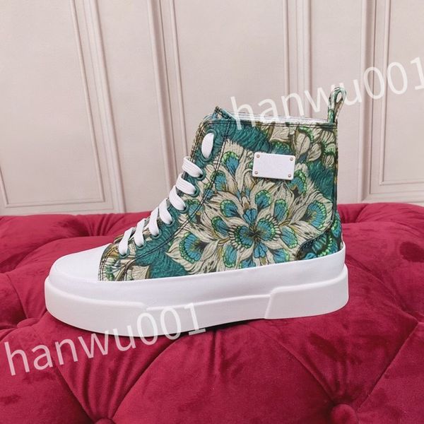 

2023 luxury designer casual shoes vintage sneakers men sneaker women house striped shoes lace-up trainers platform, Black