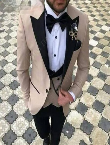 

gh hhfj uyj groomsmen white groom tuxedo peak black lapel men suits wedding man blazer fgdh f8465621