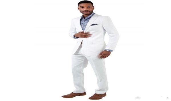 

new white slim fit wedding suits summer groom tuxedos 2 pieces jacketpants prom wear man blazer bridegroom suits 3372593744, Black;gray