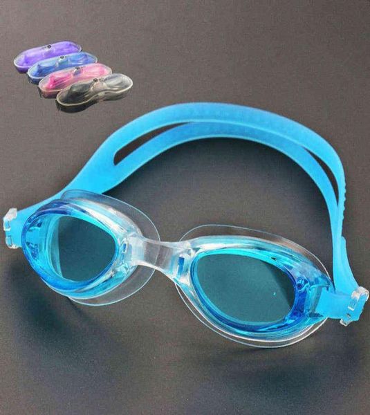 

professional child swimming goggles antifog swimming child eyewear uv colored lens adjustable diving swim goggles y2204287621215
