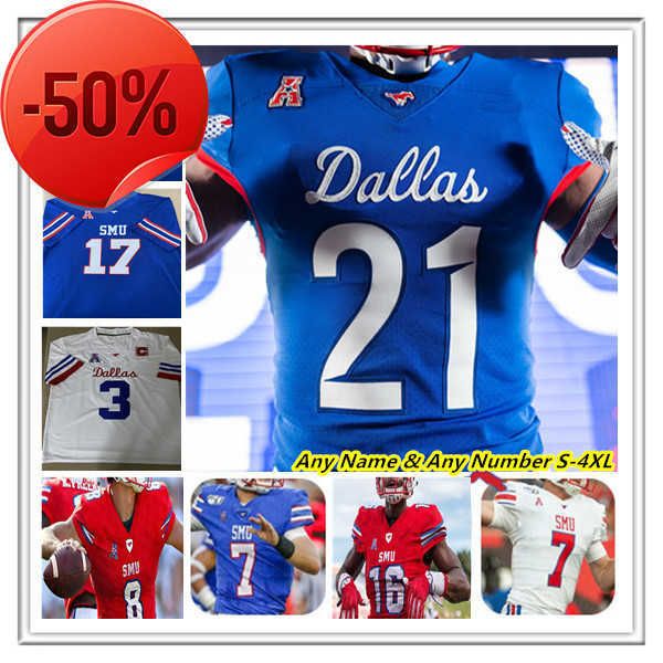 

smu mustangs collge football jerseys tanner mordecai tj mcdaniel tre siggers velton gardner rashee rice kerley rj maryland roderick daniels, Black;red