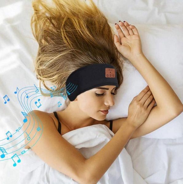 

bandanas bgreen outdoor sports bluetooth headband headphone wireless stereo earphone knits sleeping headwear headset for running y7977251, Blue;gray