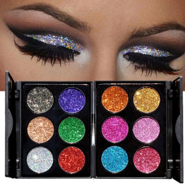 

new arrival diamond golden color glitter eye shadow palette shiny eyeshadow palette makeup to faced cosmetics4980255